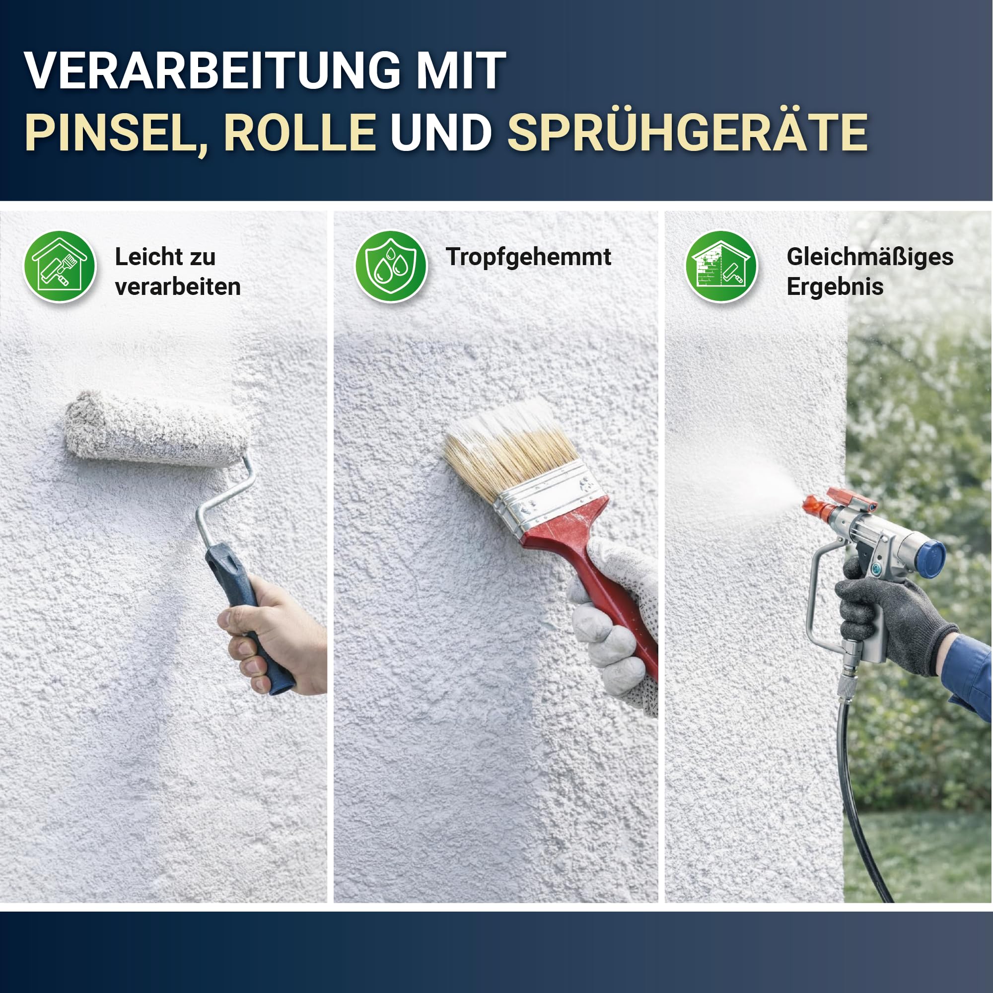 derendo Silikonharz Fassadenfarbe Terracotta ULTRA Wetterschutz Aprikose 5 l aussen Fassade Silikonharzfarbe mit Abperleffekt Lotus Blatt Fassadenschutz Schmutzabweisende Silikonharzbeschichtung