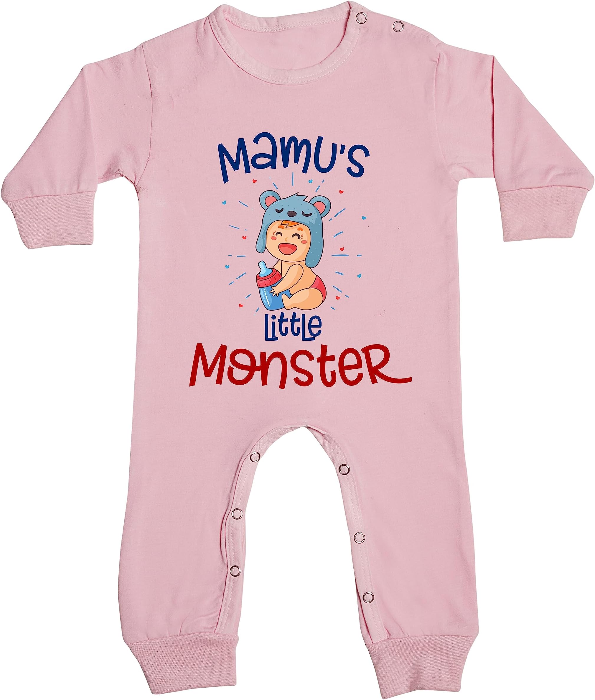 ARVESA Baby Theme Unisex Baby Sleeve Kids Full Jumpsuit for Baby Occasion