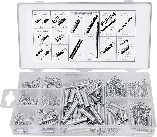 Assortimento 450 Molle A Compressione | Acciaio Inossidabile 304 | 15 Misure Diverse | Per Riparazioni E Fai Da Te - Foto 10