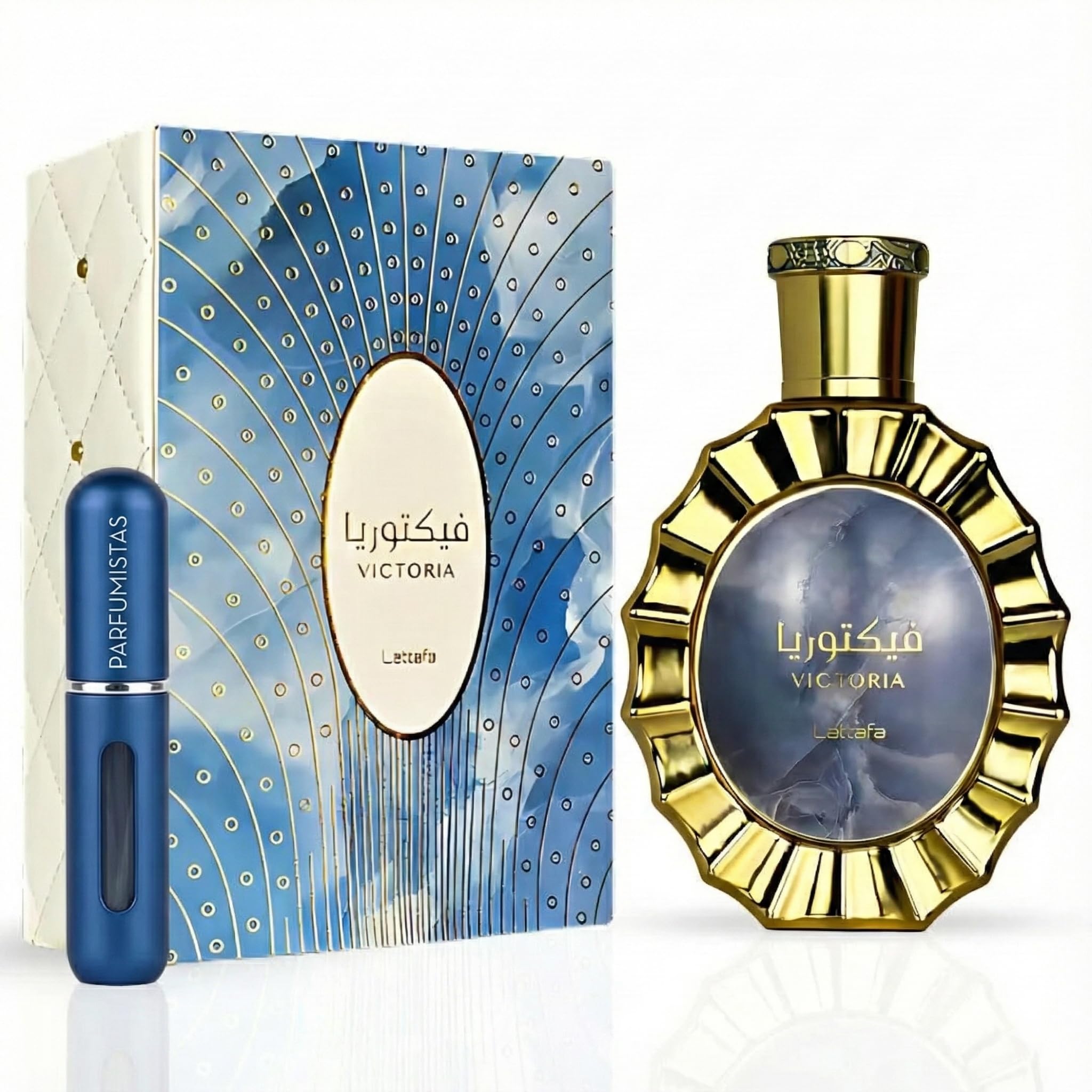 Perfume Victoria Eau de Parfum 100ml Mujer - Fragancia Floral y Elegante con Notas de Jazmín, Melocotón y Vainilla (Victoria)