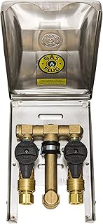 Manufacturing Ltd Double Gas Plug™, 1/2" Rear NPT Inlet, 2 x 3/8" Quick Disconnect Outlets
