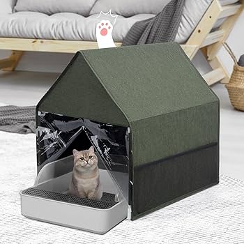Pety 猫用トイレ カバー付き Amazon | Yeebeny 猫用トイレボックスカバー、猫トイレ猫トイレ