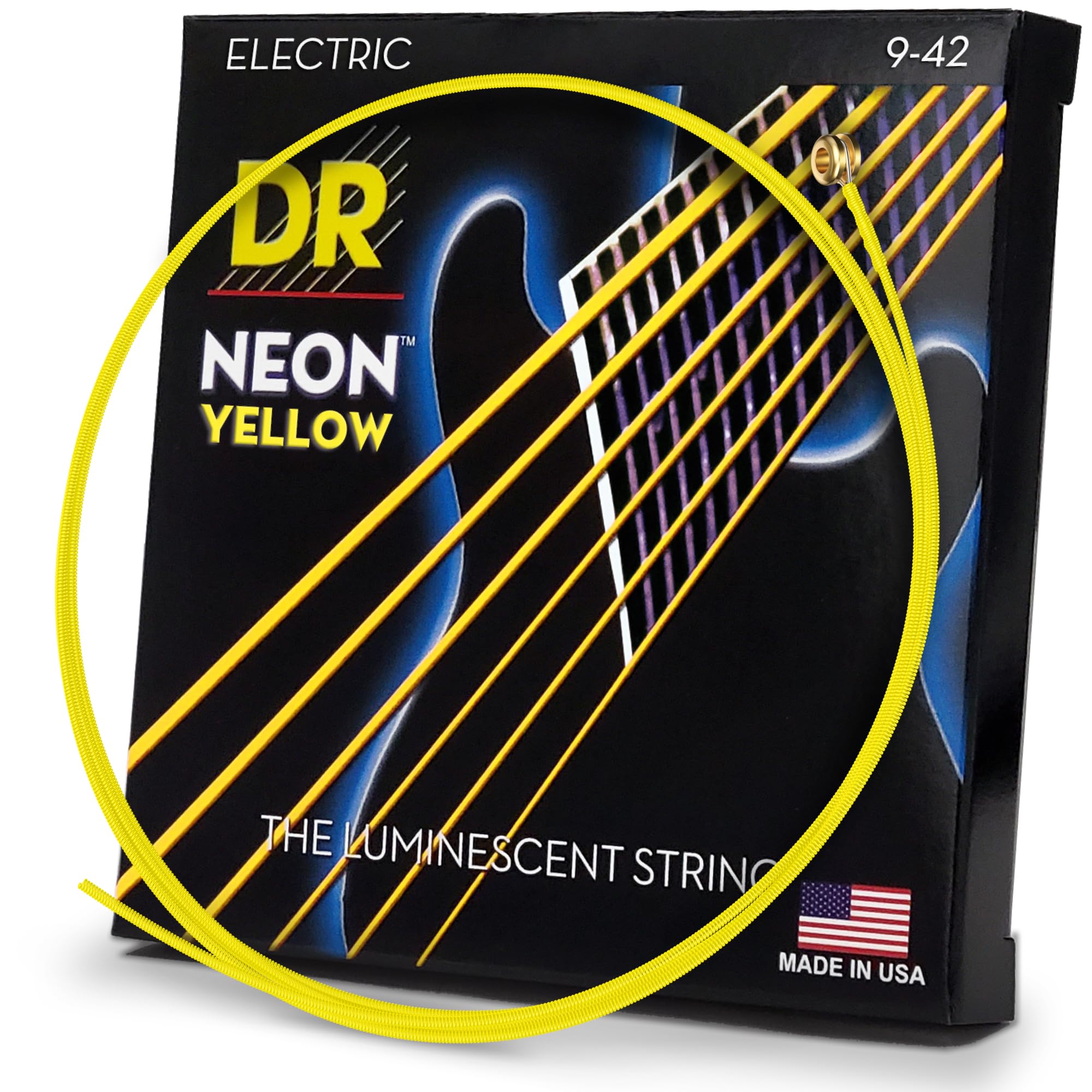 DR Strings HI-DEF NEON Electric Guitar Strings (NYE-9)