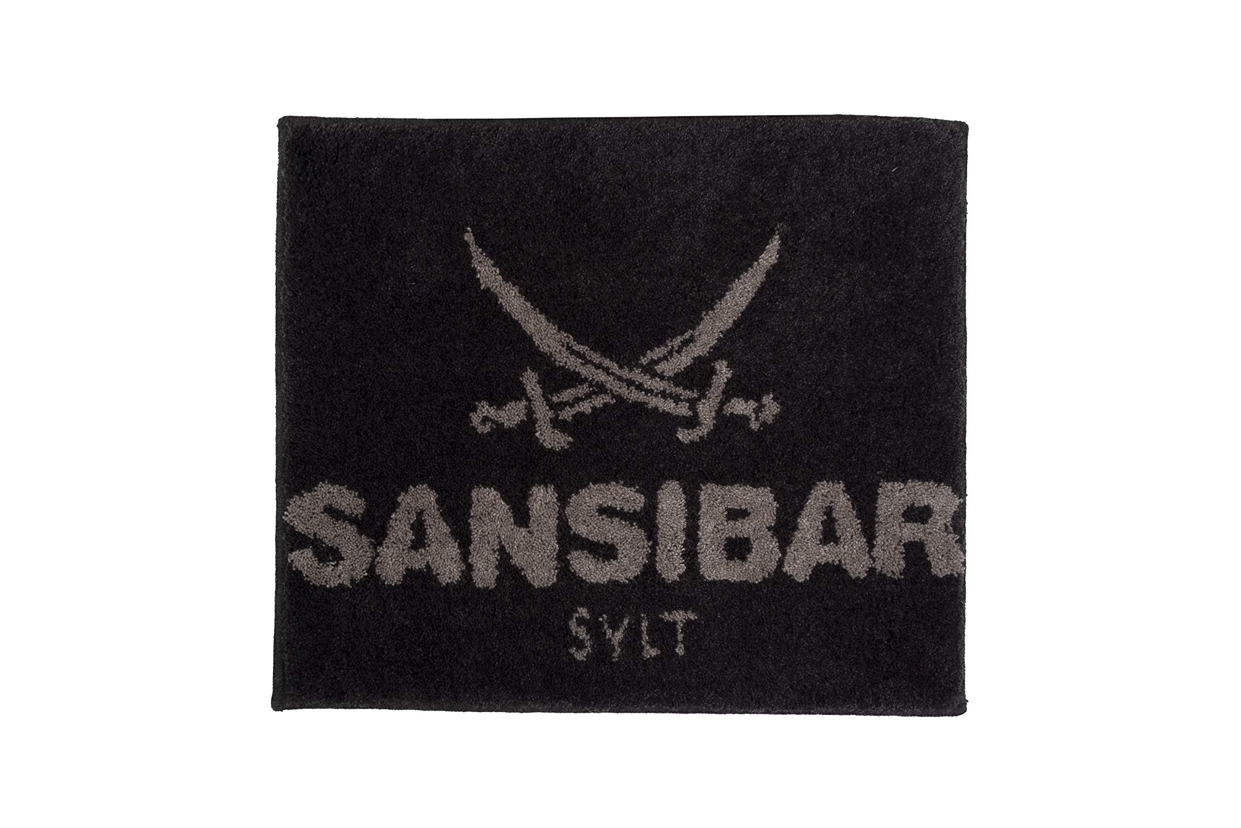 Tapis de bain Sansibar anti sol mouillé taille 55 x 65 cm taupe