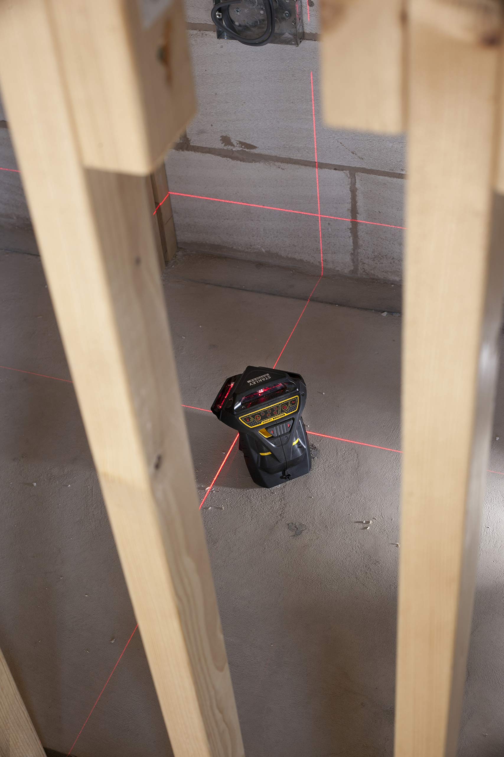 STANLEY FMHT1-77357 Niveau Multi Ligne X3R-360°, Laser Rouge, Taille unique