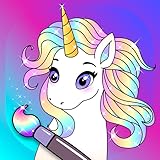 Animated Glitter Coloring Book - My Little Unicorn