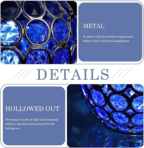 Miniatura 4 de Lámpara colgante solar al aire libre Luces solares huecas Jardín Patio Patio Decoración del hogar Energía solar Lámpara colgante decorativa