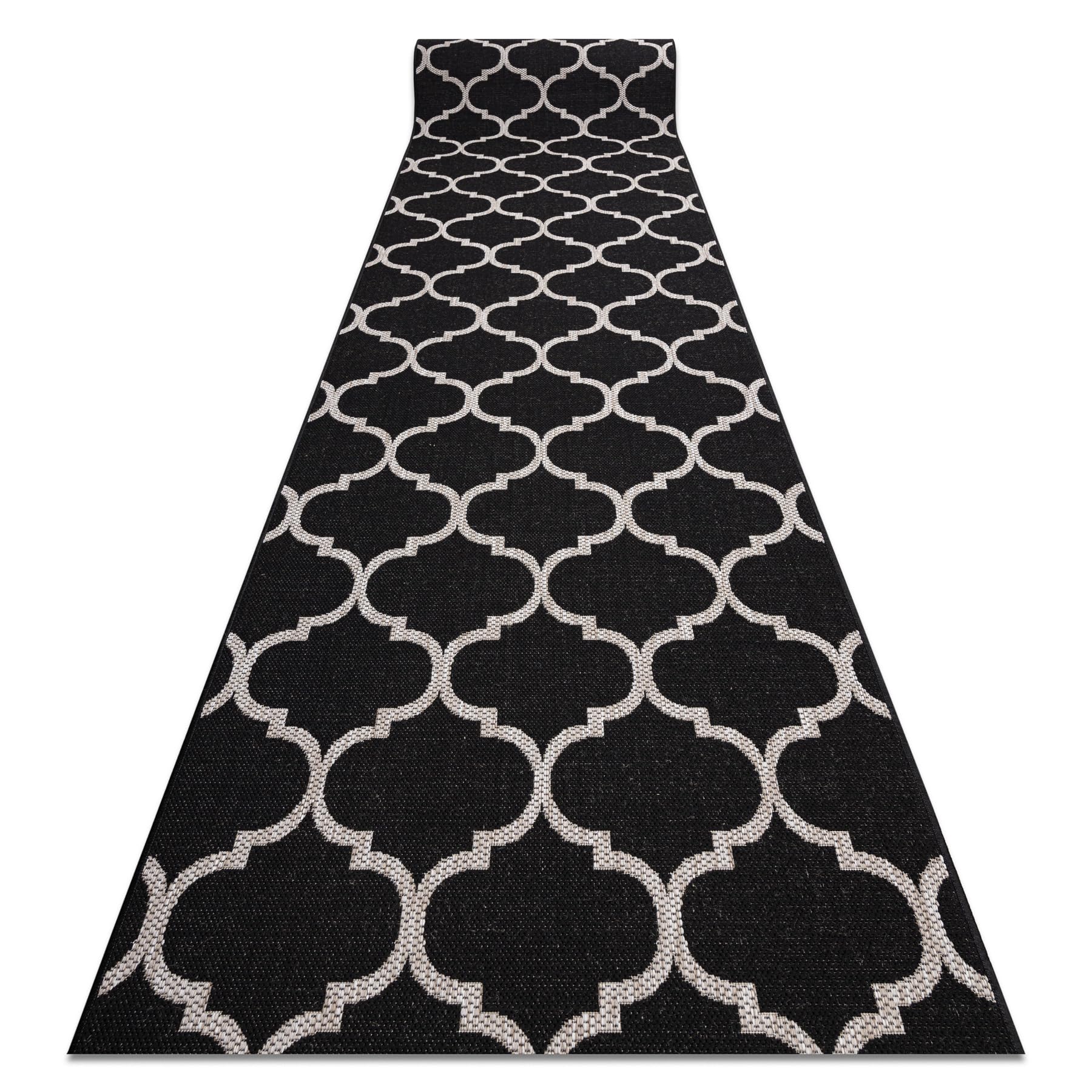 Tapis Sizal Florux 20608 treillis marocain argenté design haut de gamme