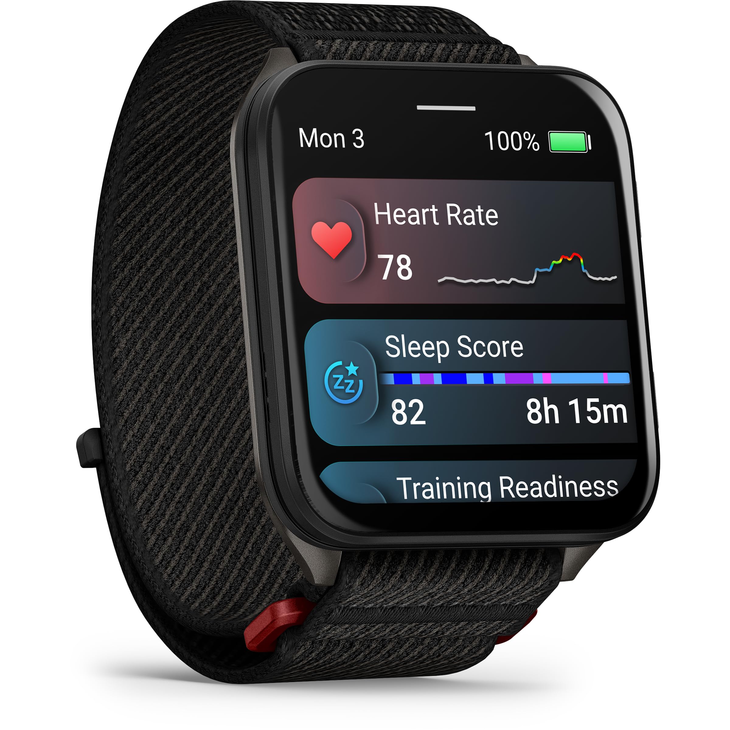 Garmin Venu X1 Montre intelligente GPS 51 mm AMOLED, batterie 8 jours, lampe de poche LED, noire (renouvelée)