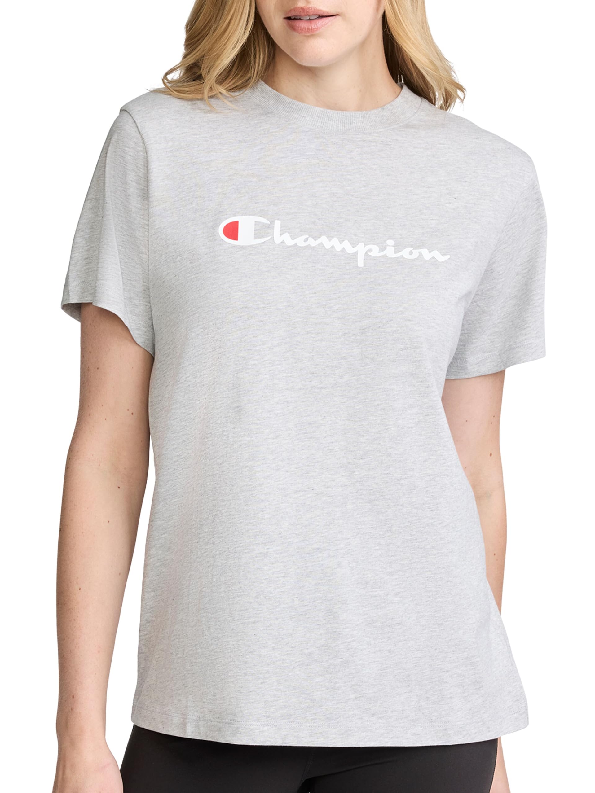 Women's Classic Short Sleeve Graphic T-Shirt, Classic Script Logo