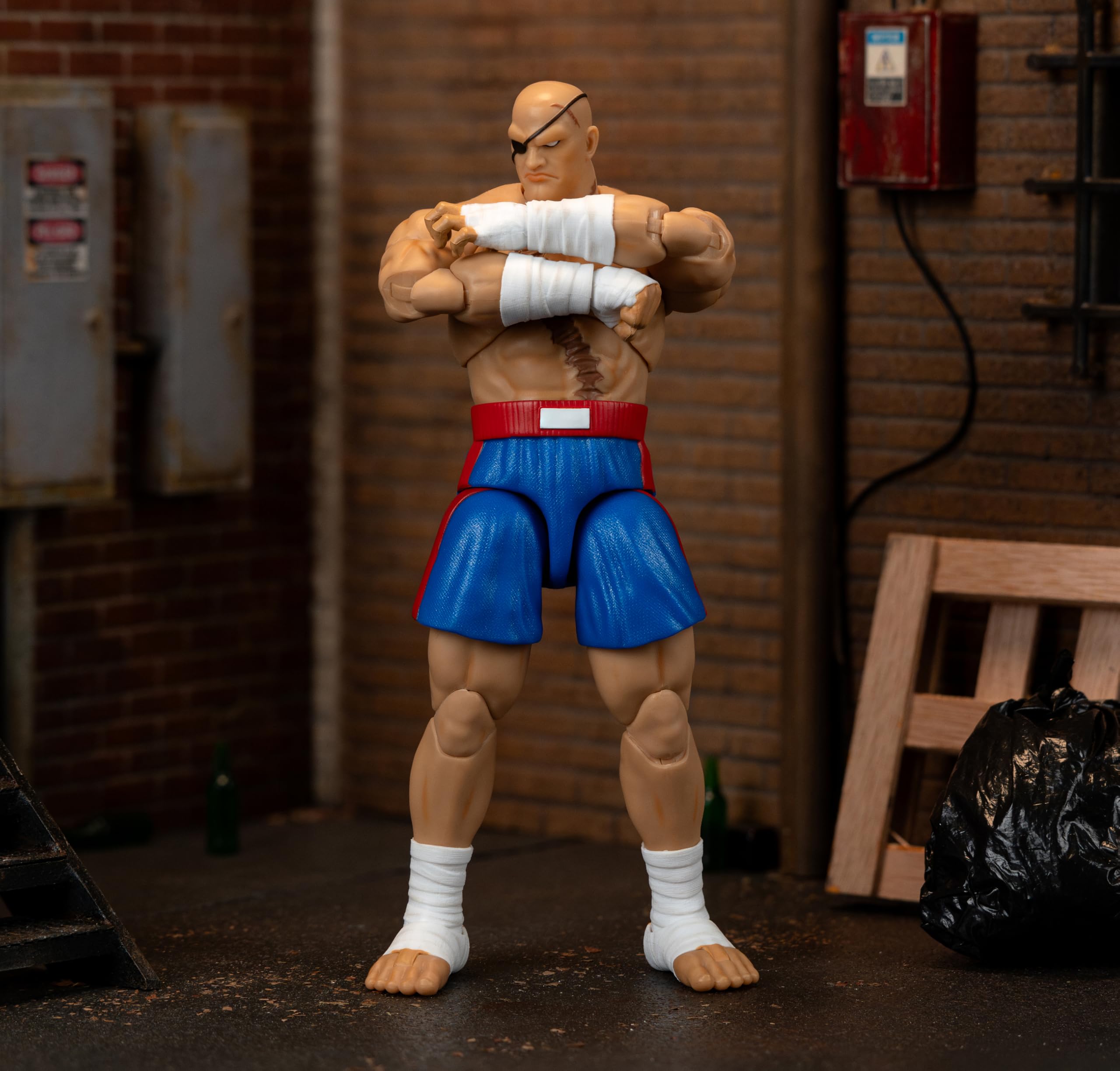 ザ・ファイナルチャレンジャーズ アクションフィギュア サガット Amazon.co.jp: Jada Toys ストリートファイター2:ファイナル