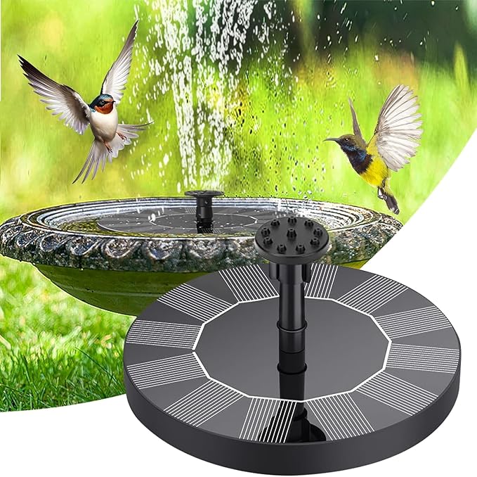 Joyday Solar Fountain Bird Bath Pump