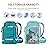 Unigear Ski Boot Bag Backpack for Helmet 50L/70L, Goggles, Gloves, Skis, Snowboard & Accessories