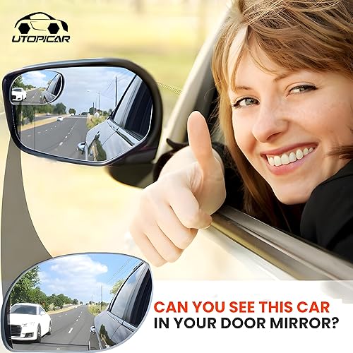 Miniatura 2 de Blind Spot Convex Car Mirror - Rearview Accessories for Car Interior - Automotive Blindspot Mirrors for Larger Image and Improved Traffic Safety