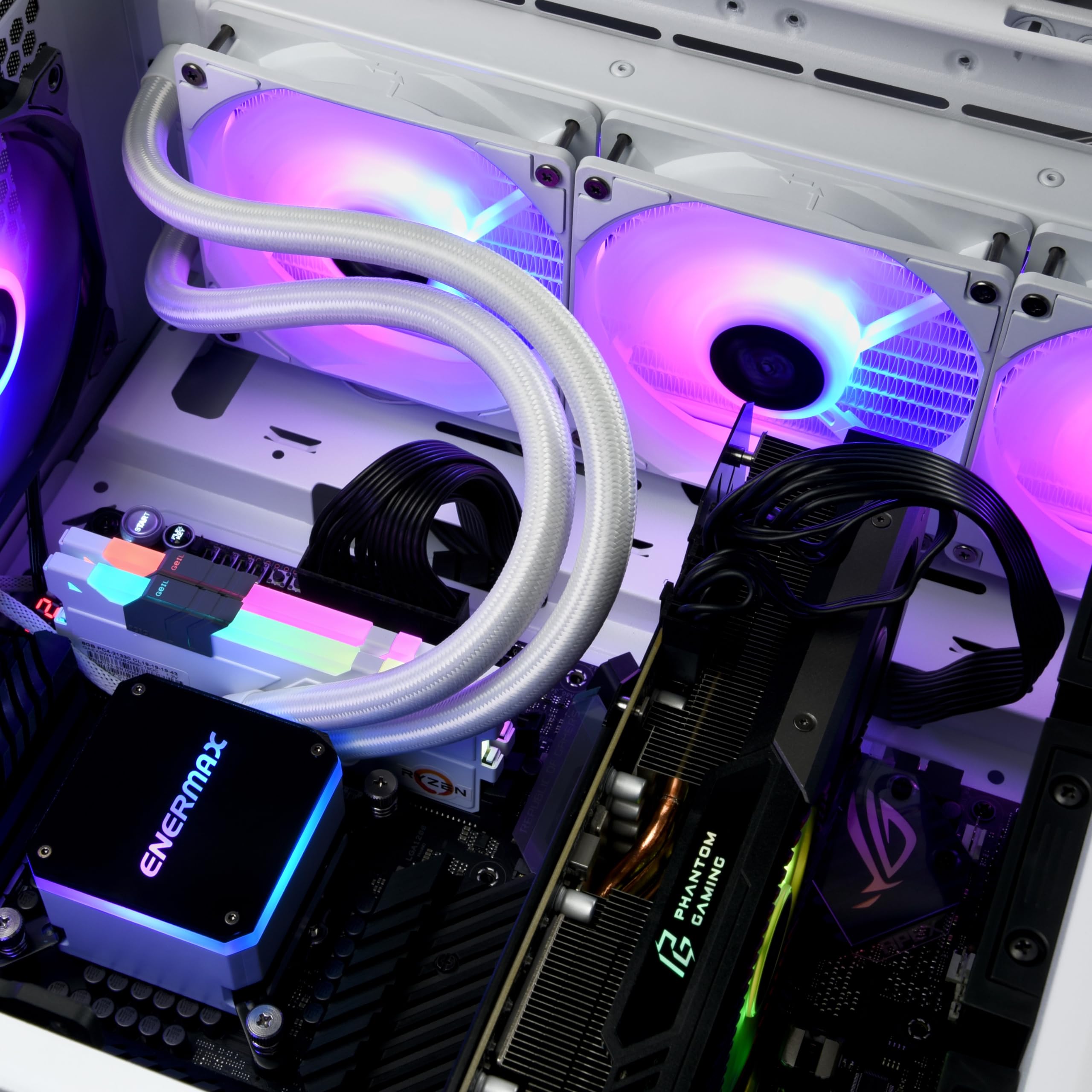 ENERMAX HF120 ARGBファン 120mm Enermax HF120 RGB ファン 120 mm 3 ユニット クリア| Techinn