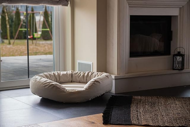 Foto 5 de 8 de BedDog® Sunny Beige XL Aprox. 85x70cm colchón para Perro, 13 Colores, Cama, sofá, Cesta para Perro
