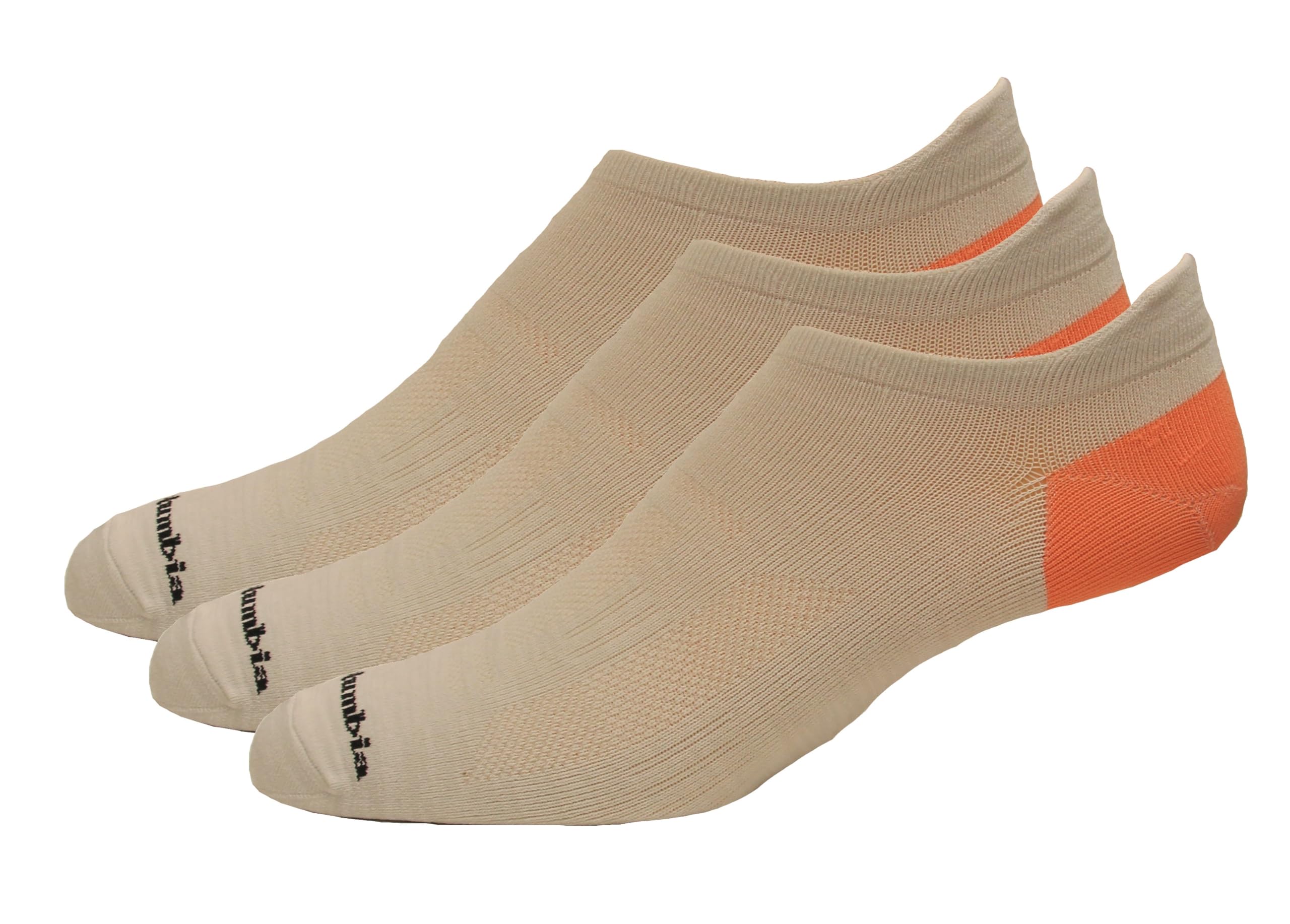 Columbia Women's Space Dye No Show Socks 2 Pair, Light Grey, One Size, 9-11