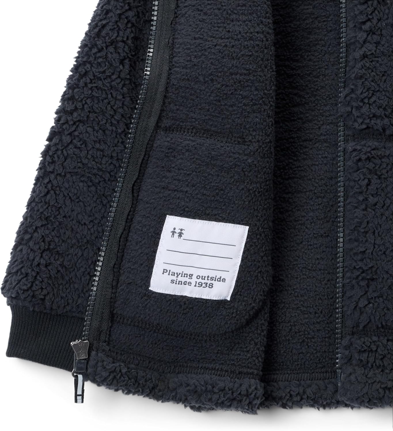 Columbia Youth Rugged Ridge II Sherpa Full Zip, Black, 4T - Image 3