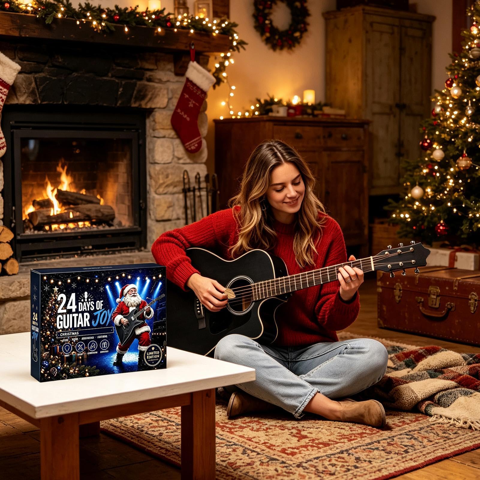Calendario per chitarra, set di accessori per chitarra con conto alla