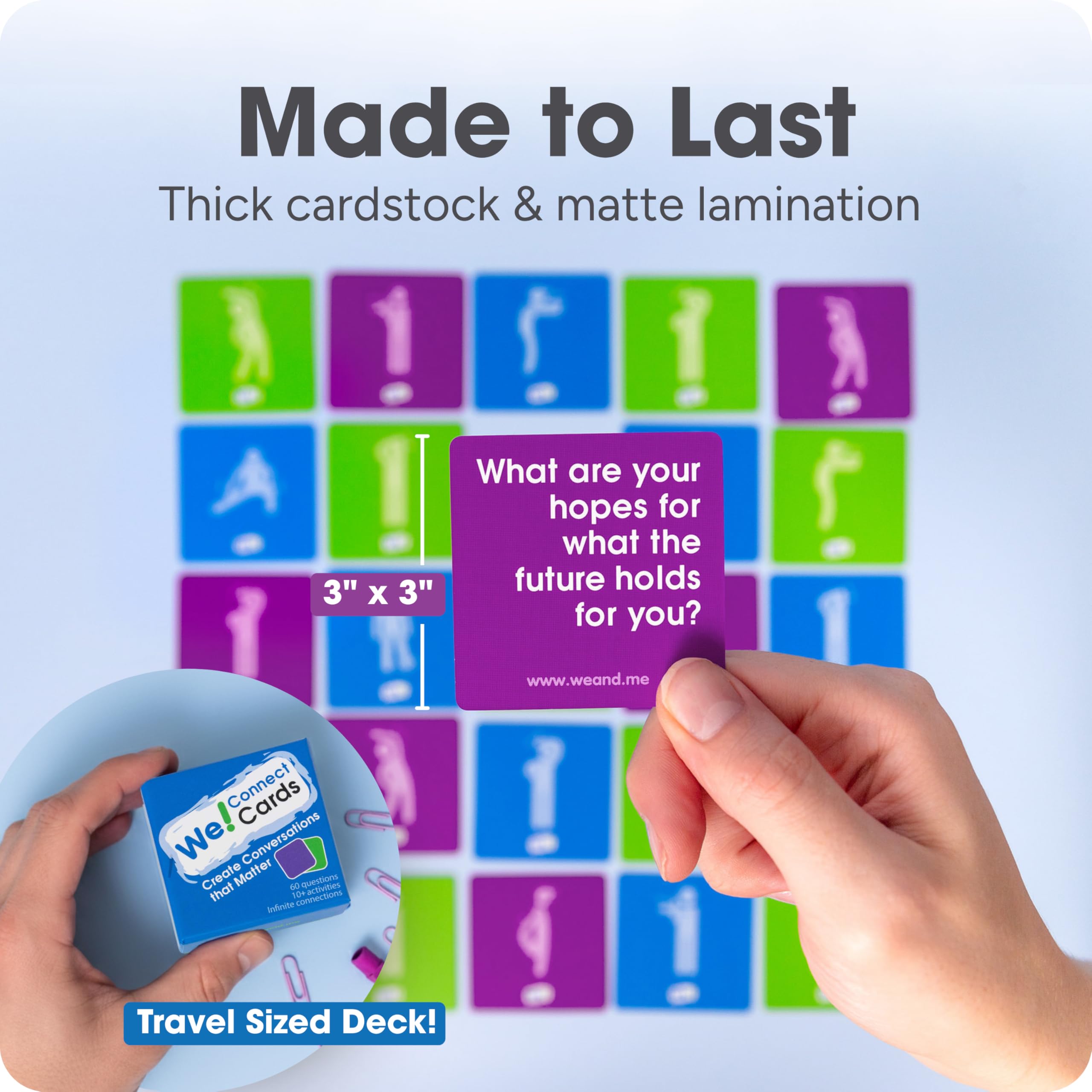 We! Connect, Ice Breaker Conversation Cards for Teams,10+ Activities — Amazon image 3