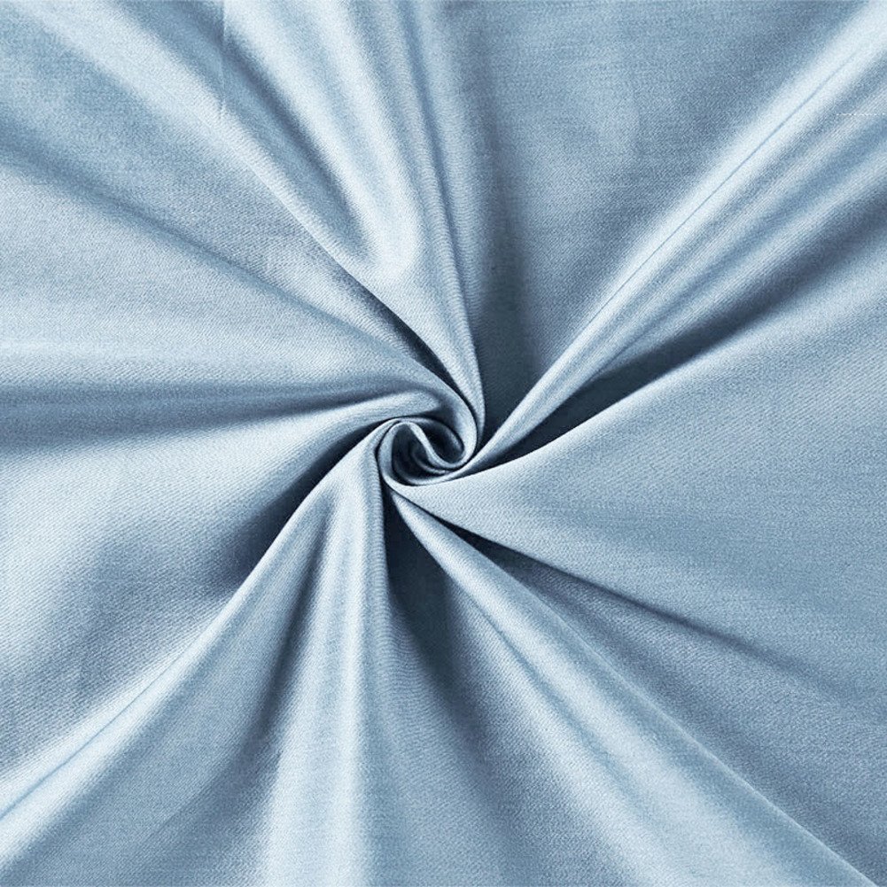 Draps de satin de pur coton uni pour une chambre élégante et apaisante