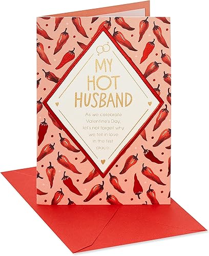 American Greetings Tarjeta de San Valentín para marido (Let's Not Forget Why We Fell In Love)