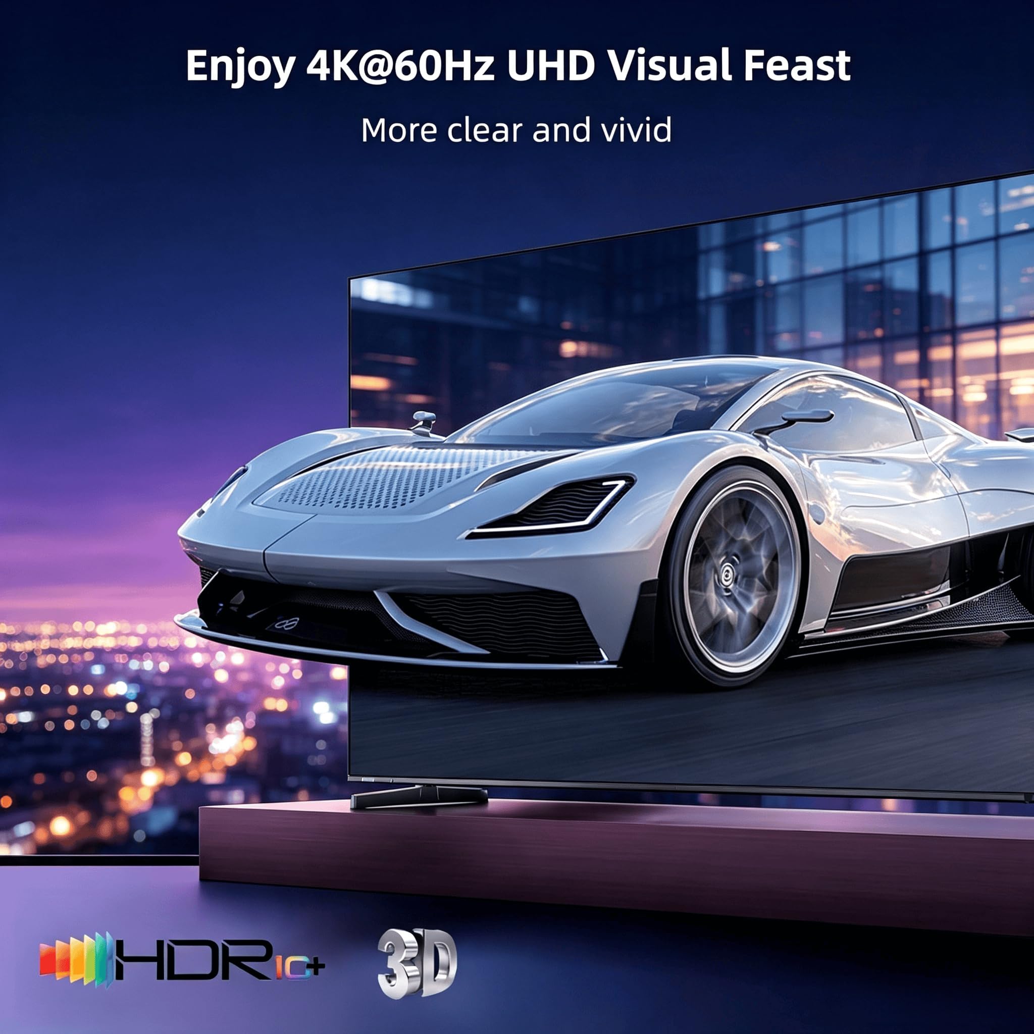 Switch HDMI 7 in 1 Out 4K @ 60Hz, 7x1 HDMI Switcher con telecomando IR, 7 porte HDMI Selector Box Supporto HDMI2.0, Dolby Vision/Atmos, HDR10 per Box, Switch, PS5/4, Roku, Fire -Stick
