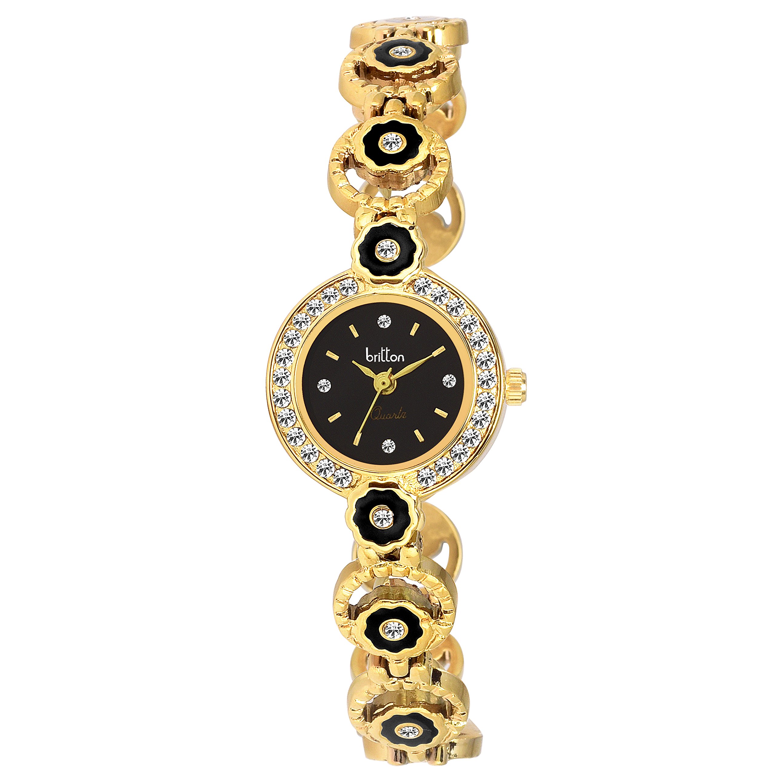 BRITTON Analog Black Dial Womens Watch - SS-LR801-BLK-GCH (B071DJM51T) Amazon Price History, Amazon Price Tracker