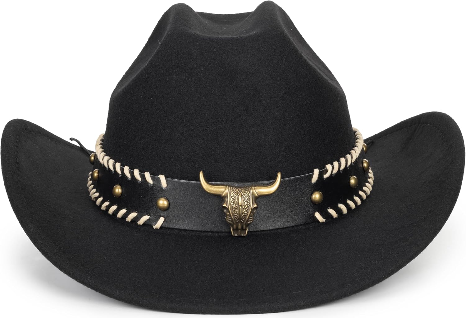 Classic Western Cowboy-Hat for Women Men Bling Cowgirl-Hat for Parties