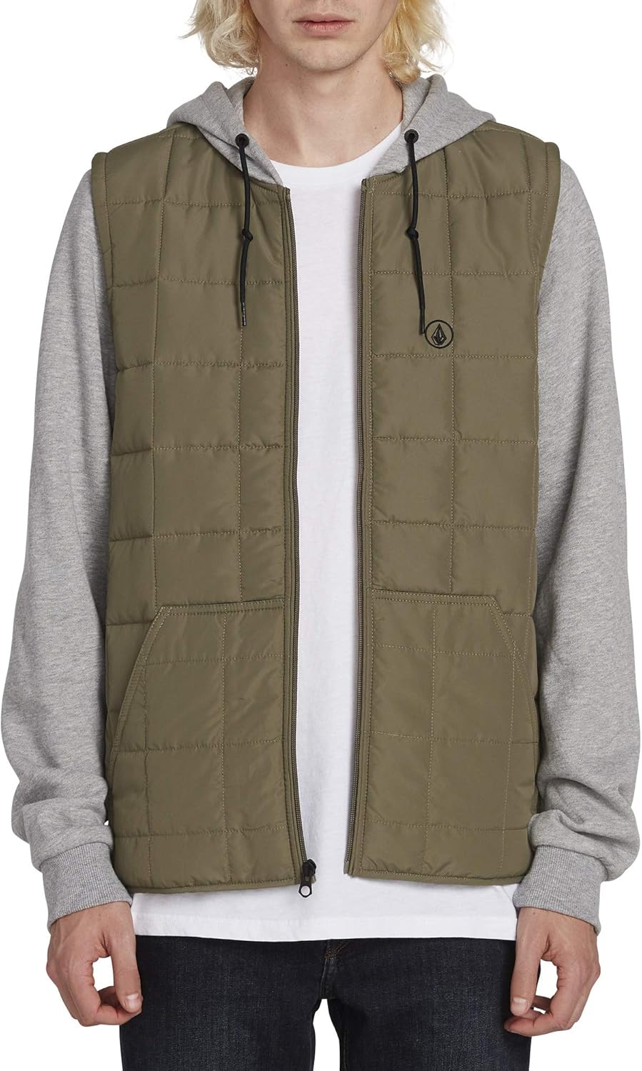 Volcom mens Volcom Men's September Puff Body Hooded Jacket: Clothing