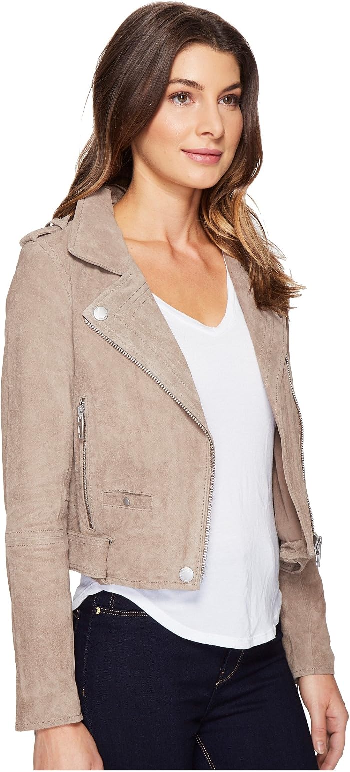 Женские Blank NYC Suede Moto Jacket — фото 4