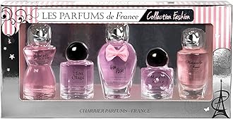 Charrier Parfums - 5 Eaux de Parfum Gift Set - 'Collection Fashion' - 49.7 ml - Made in Provence, France