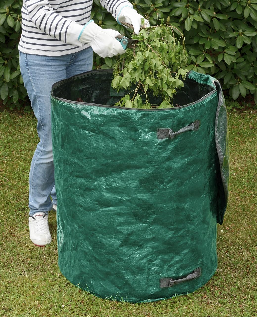 Maximex Multi-Abfall-Sack XXL, Polipropilene, 67 x 78 x 67 cm, Verde muschio