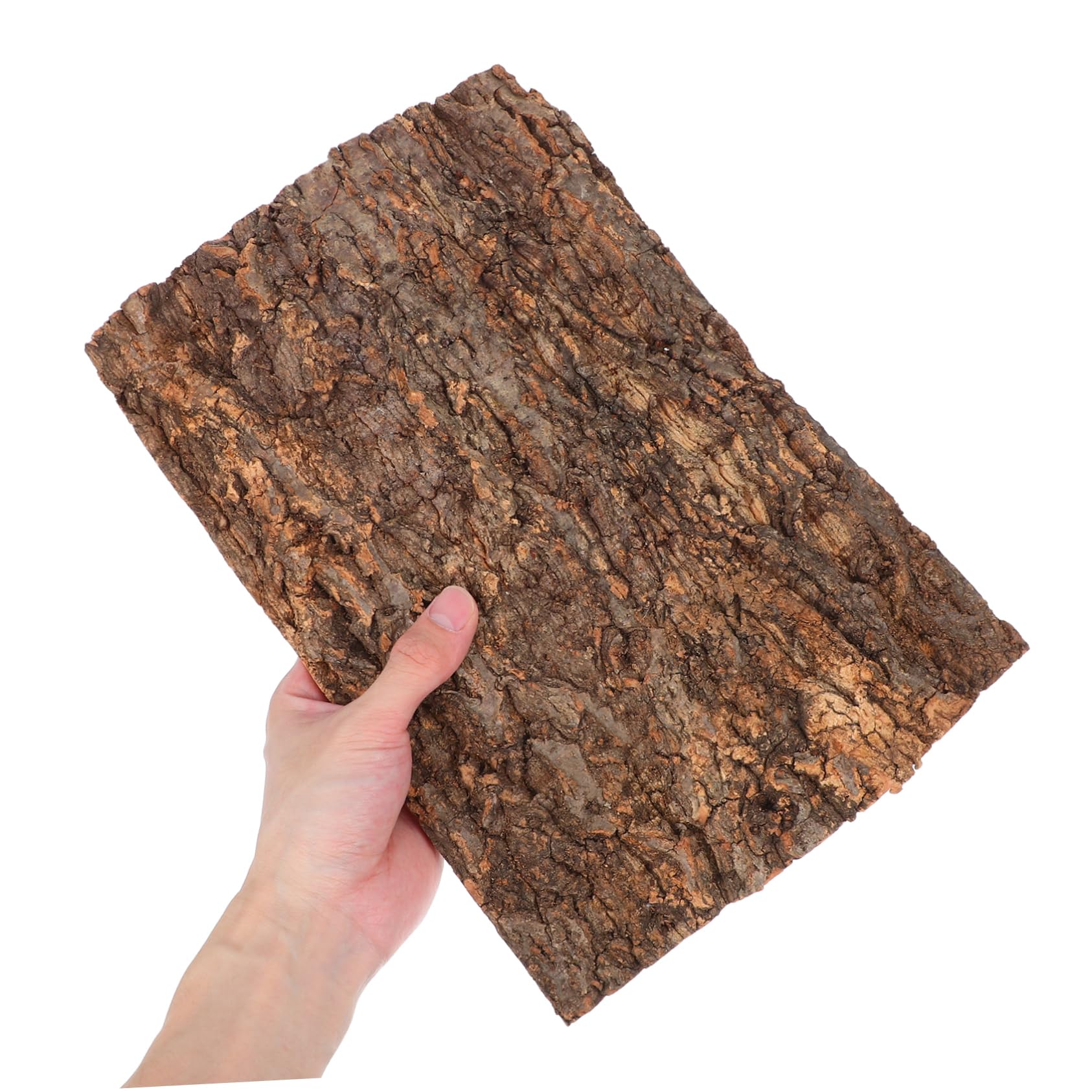 Zerodeko Terrarium Fond 2Pcs Terrarium Liège Fond D'écran Reptile Réservoir Toile De Fond Décoration Habitat Tapis d'escalade Décoration pour Lézard Tortue Gecko Dragon Barbu Liege Terrarium