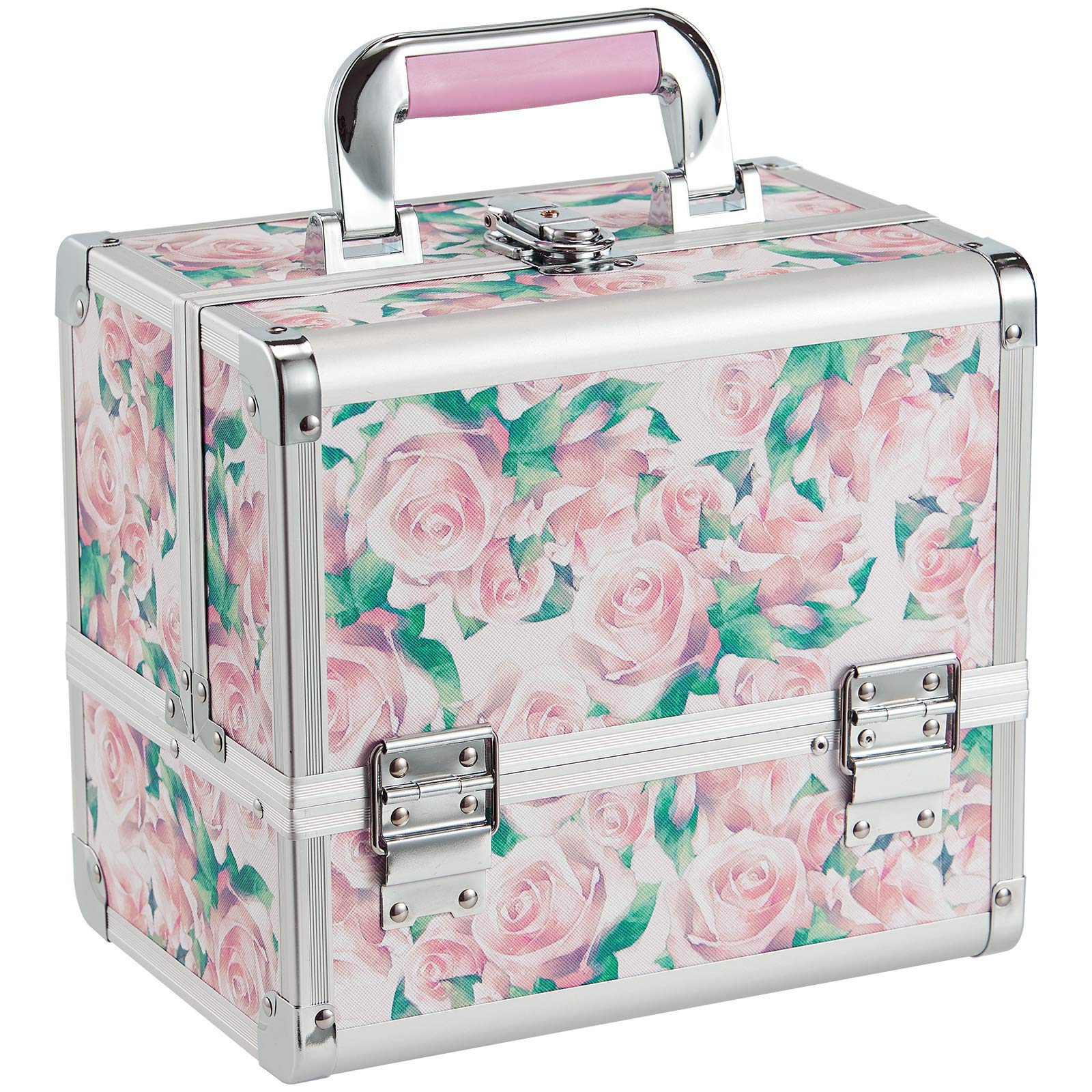 Buy Joligrace Makeup Box Cosmetic Train Case Jewelry Organizer Lockable