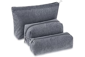 3 Pcs Aesthetic Trendy Loop Makeup Bag