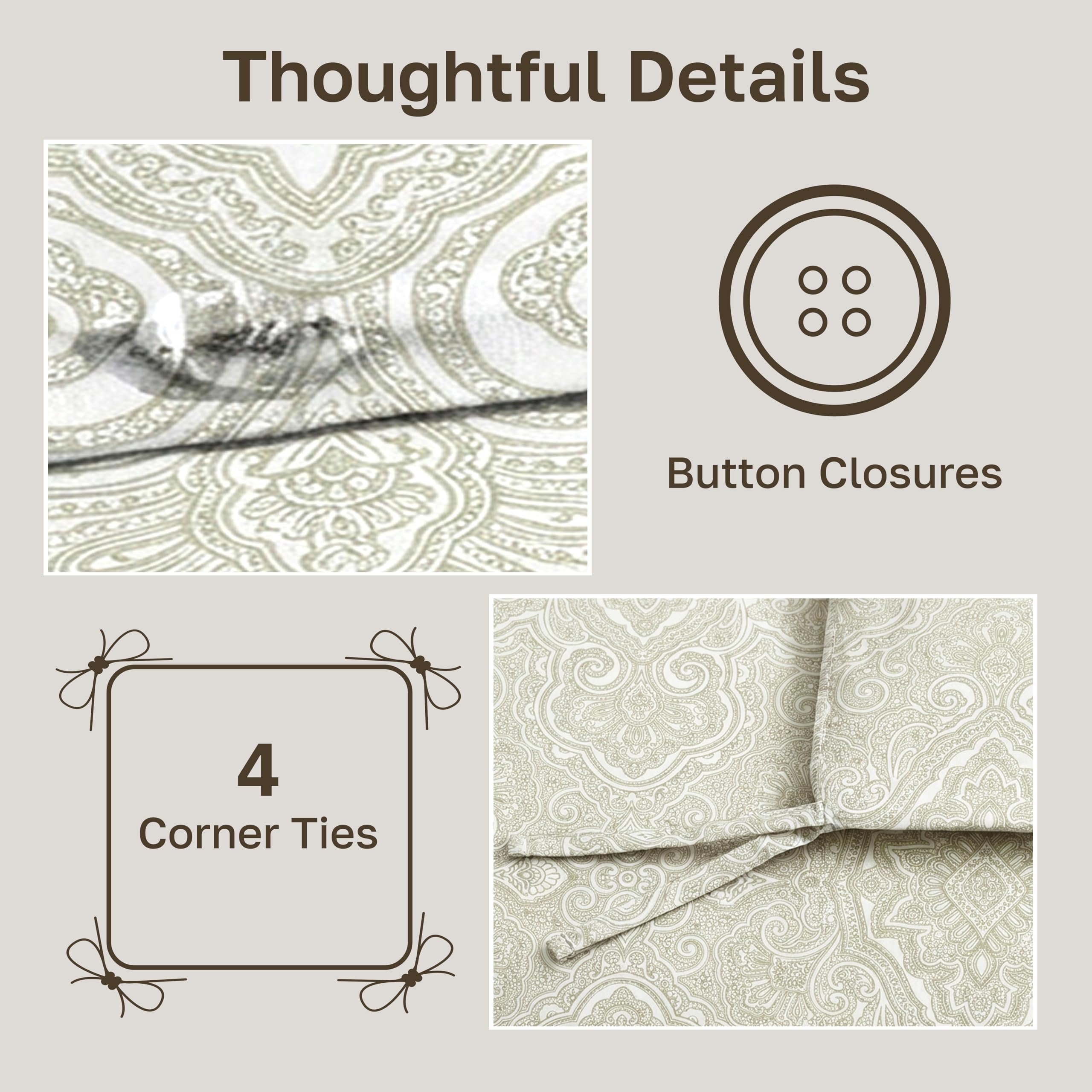 Amazon.com: California Design Den 100% Cotton Duvet Cover Queen