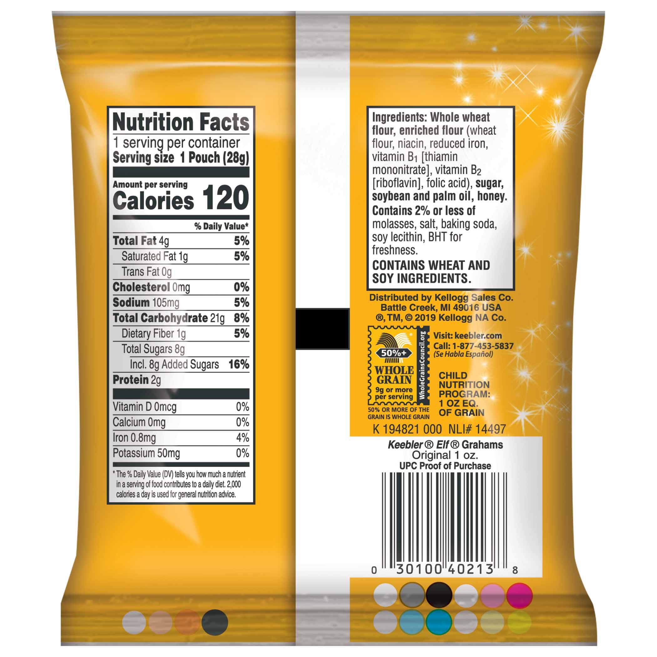 Buy Keebler Elf, Original Graham Cracker, 1Ounce Single Serve Packs