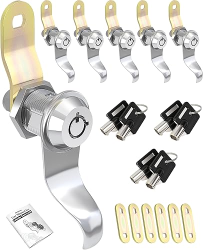 Naissian Cerraduras para puerta de almacenamiento de 78 pulgadas, cerraduras de compartimento de caravana, cerraduras de leva para caravana,