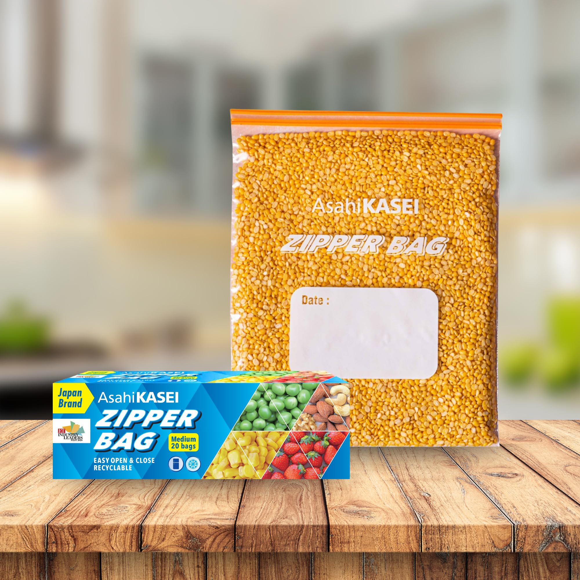 Buy Asahi Kasei Medium Zipper Bag | 20 Bags | 100% Leak-Proof