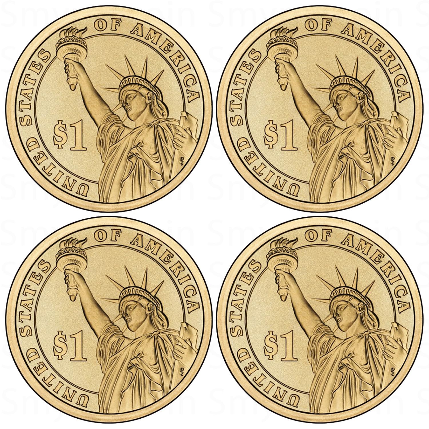 U.S. Mint 2009 P&D Presidential Dollar 8-Coin Set Uncirculated at