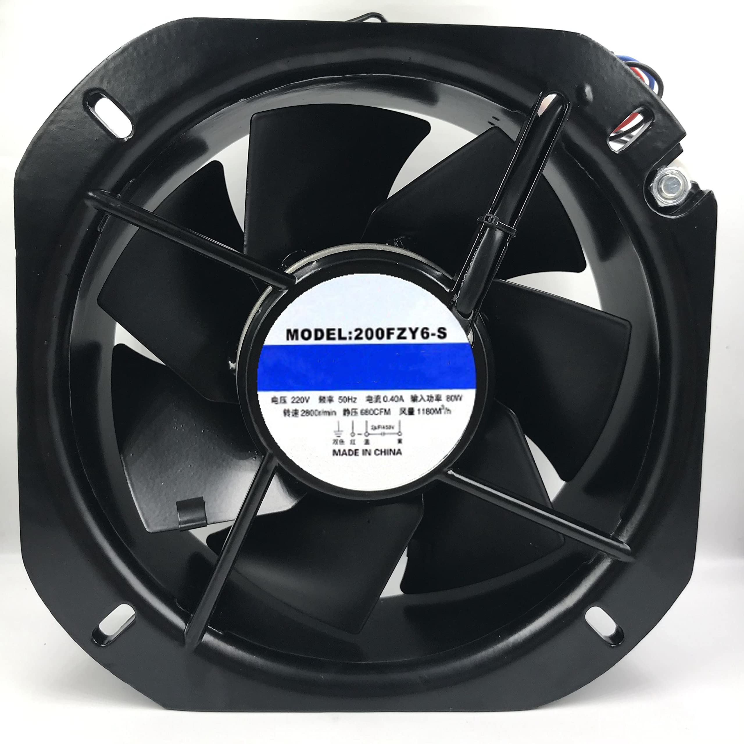 UWUKCJOKQ 220V 0.40A 80W 22580 Cooling Fan 225X225X80mm