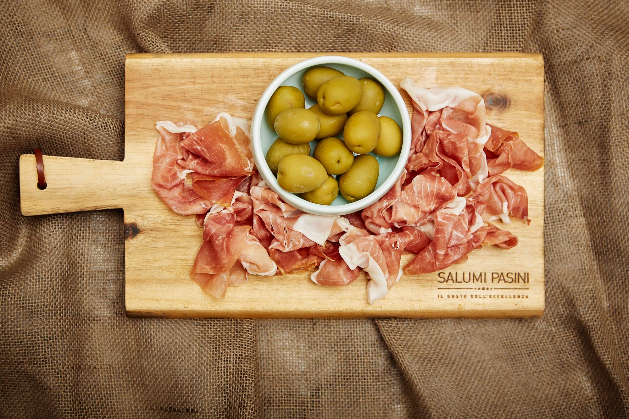 Aperitif Mix Salumi Pasini® | 6 Tabletts mit gemischten Wurstscheiben | Campagnolo-Salami, Mortadella, Rohschinken | Bereit zum Probieren