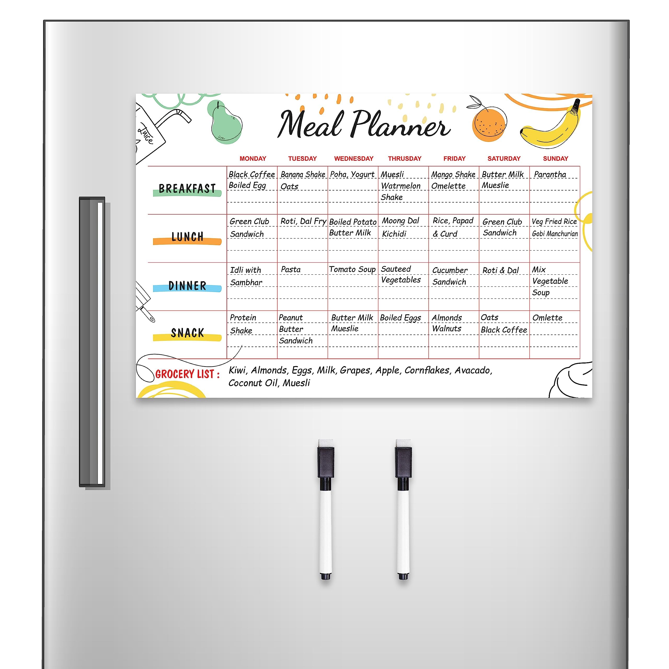 See full amazon price history chart for Clickedin Smart Magnetic Weekly Meal Planner for Whole Week, Covers All Days with Grocery Planner with 2 Dry Erase Marker Menu Planning Calendar Sheet (18 * 12 inch) Clickedin Smart Magnetic Weekly Meal Planner for Whole Week, Covers All Days with Grocery Planner with 2 Dry Erase Marker Menu Planning Calendar Sheet (18 * 12 inch) (B0C9QF17D9) Amazon Price History, Amazon Price Tracker