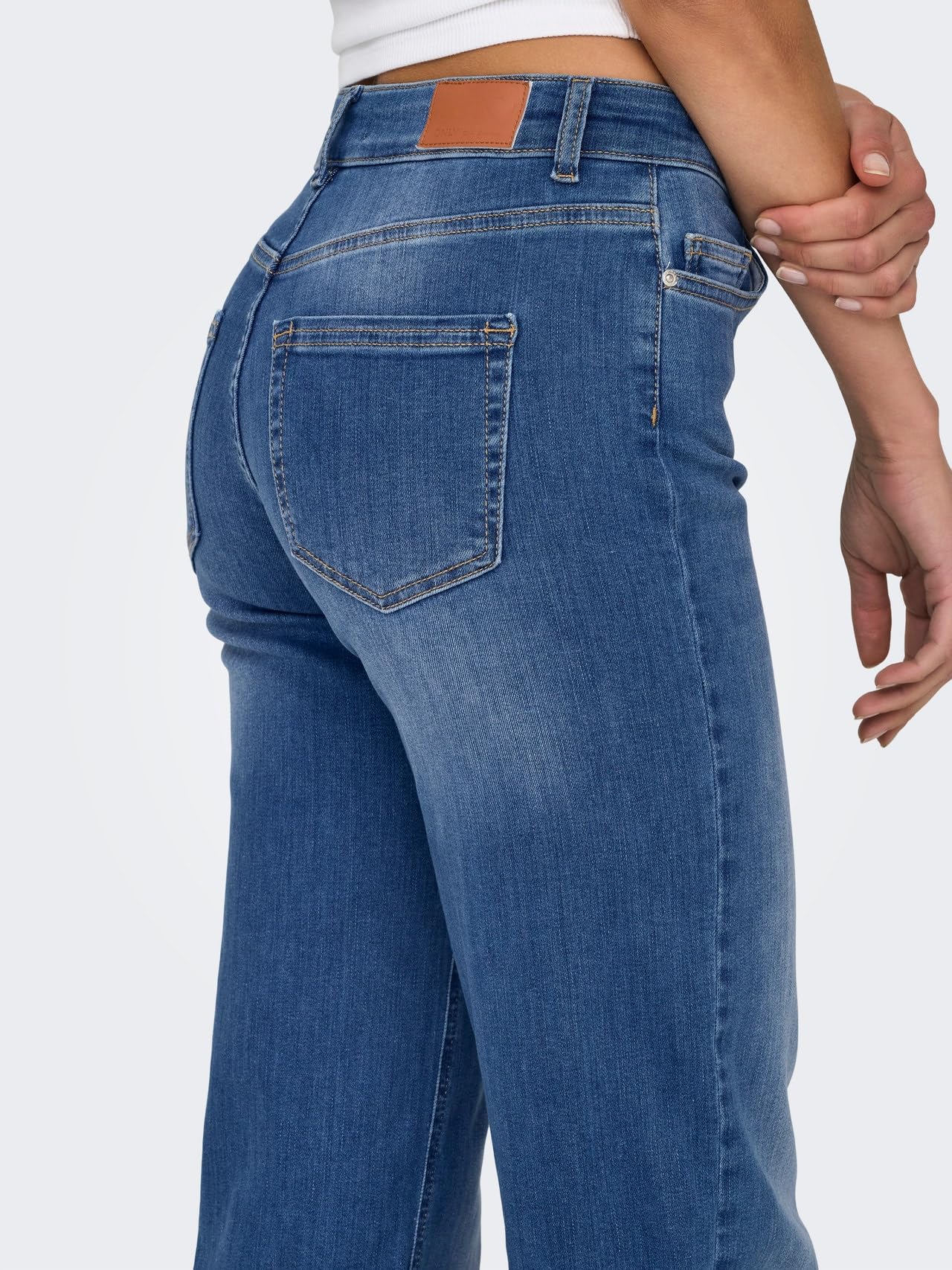 Only Onlblush Mid Straight DNM Rea12187 Noos, Media Blu Denim, (M) W x 30L
