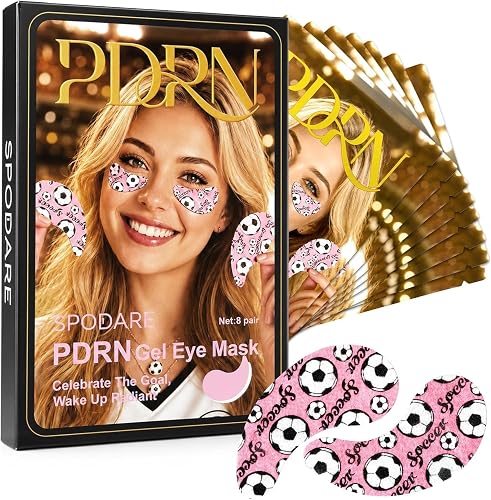 SPODARE PDRN Collagen Eye Masks for Dark Circles and Puffiness, 8 Pairs