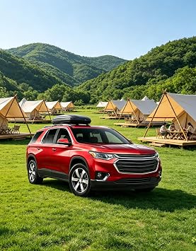 Wonderdriver Roof Rack Cross Bars 220lb for Chevy Traverse 2018-2021