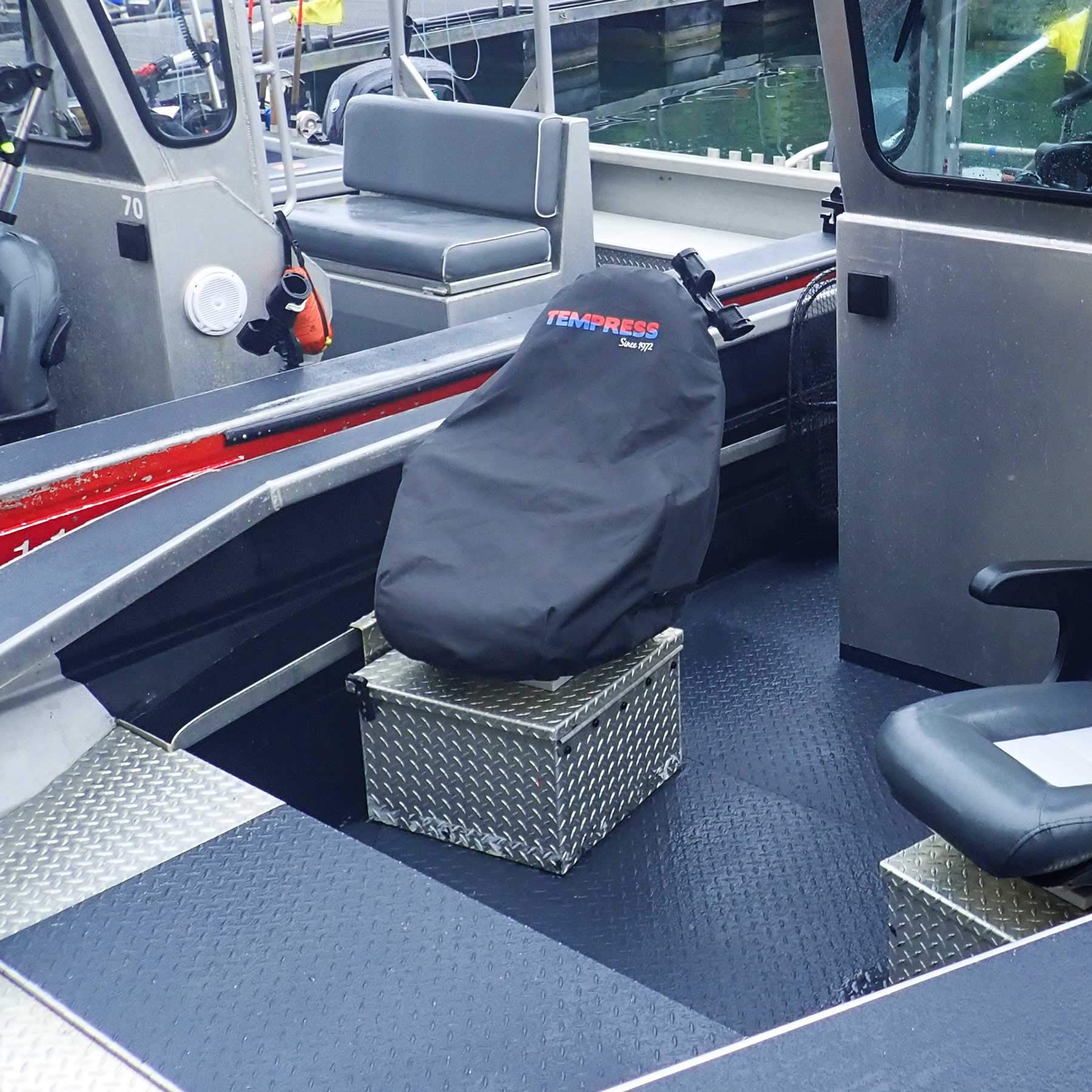 Tempress Water Resistant Protective Boat Seat Cover for Fishing Chair 2 Pack (X-Large, ProBax Captain Elite or Fisherman