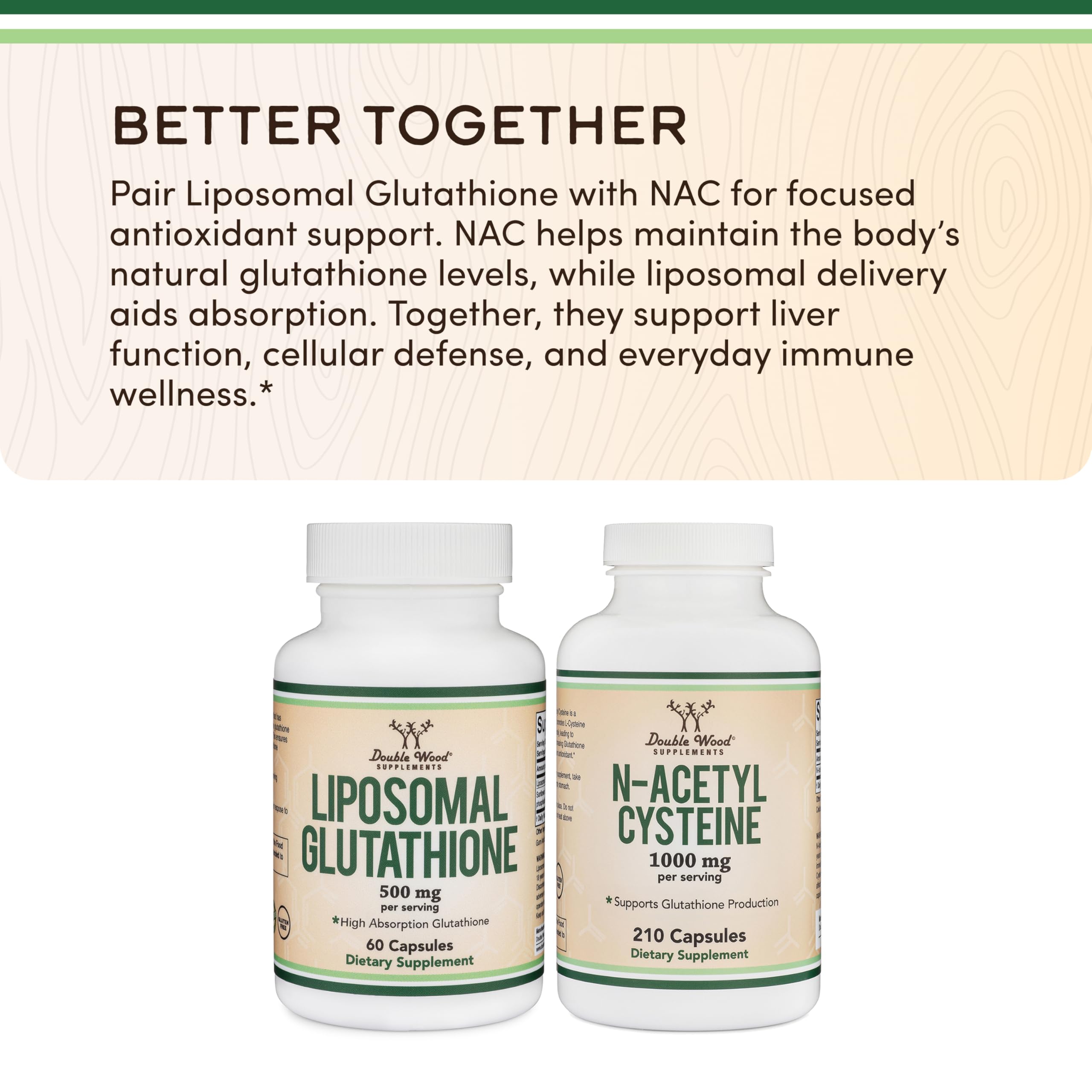 Snapklik.com : Liposomal Glutathione Supplement 500mg Per Serving, 60  Capsules (Vegan Safe, Non-GMO) Max Absorption Liposomal Glutathione