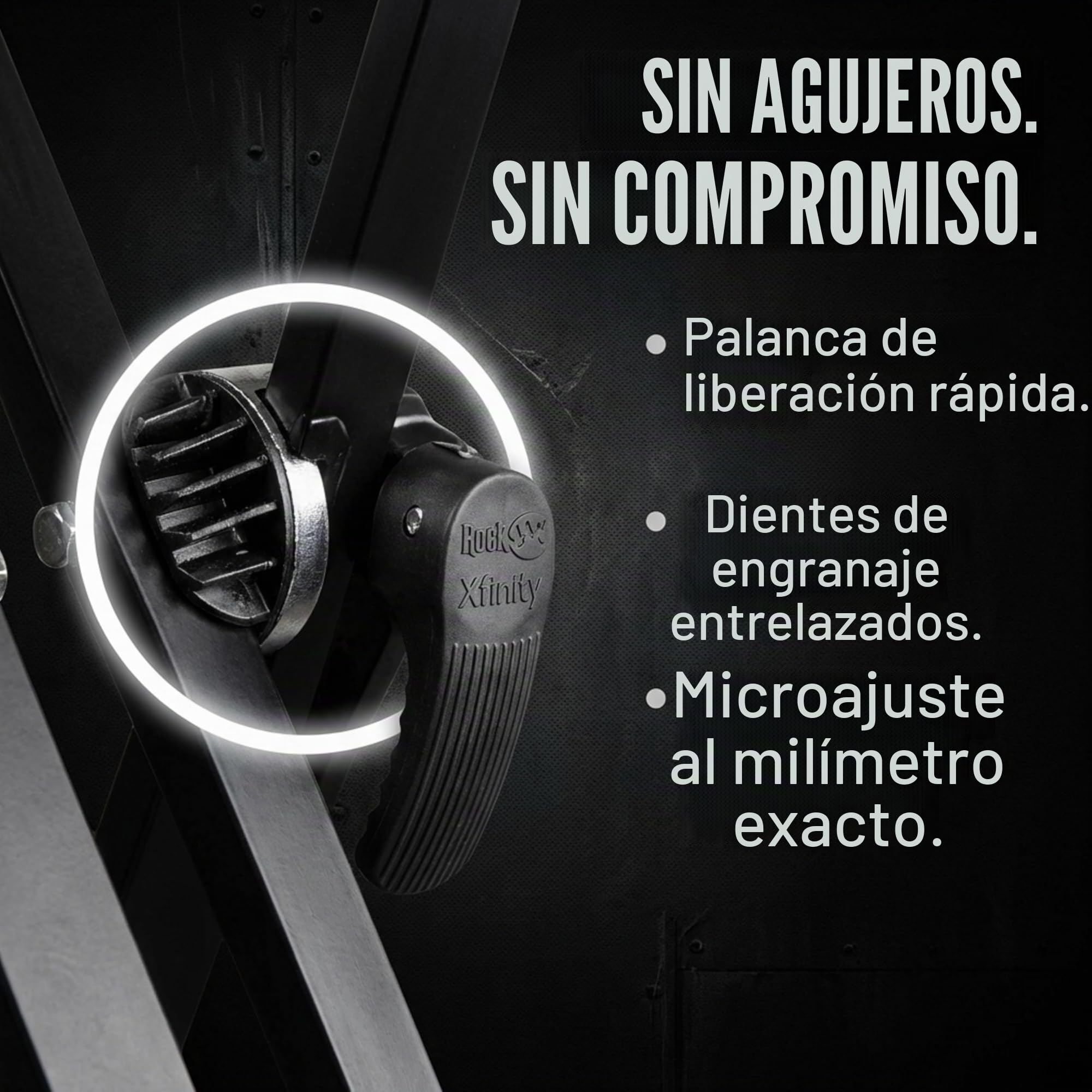 RockJam RJXX363 - Soporte de teclado ajustable con correas de bloqueo